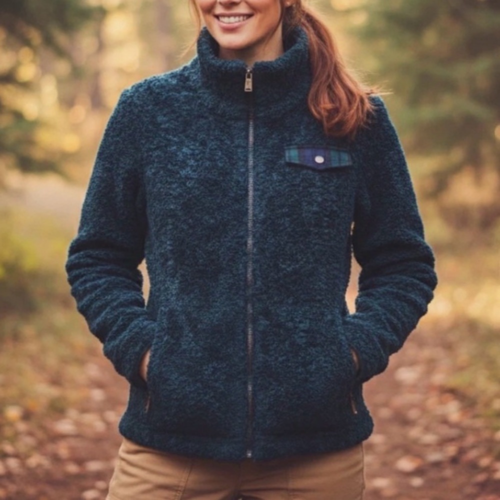 Pendleton Zip Up Teddy Jacket - image 1